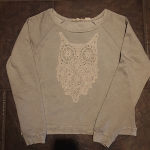 Lightweight cropped sweatshirt - Miss Me